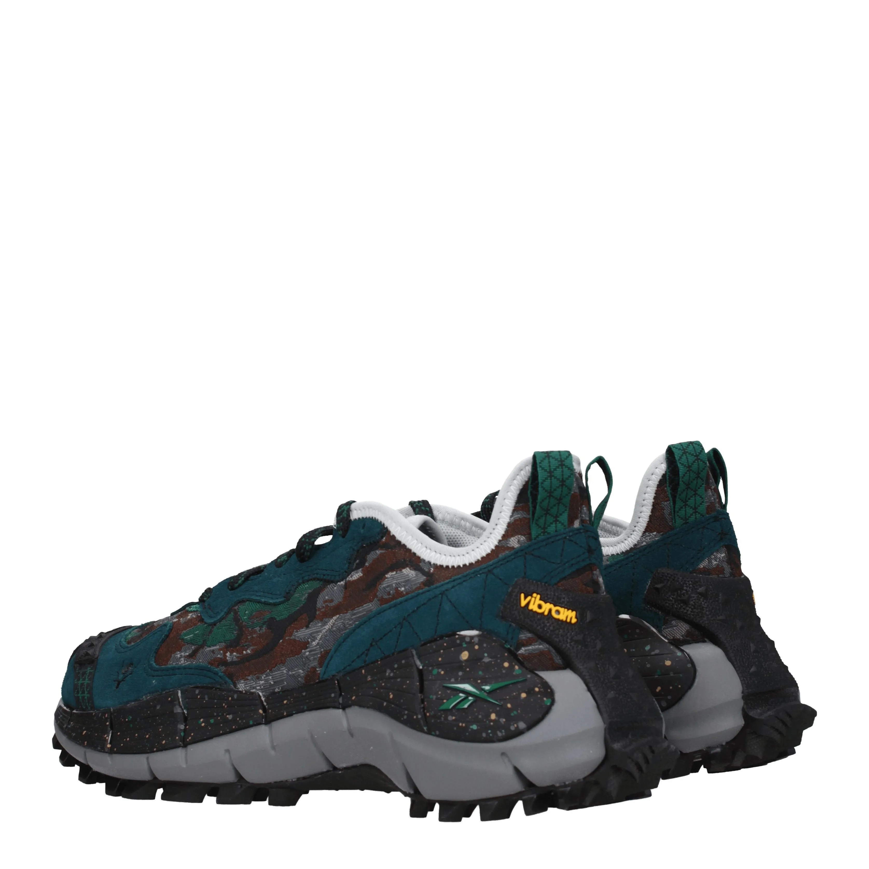 Reebok Sneakers Zig kinetica vibram Uomo Pelle Blu/Blu Minerale