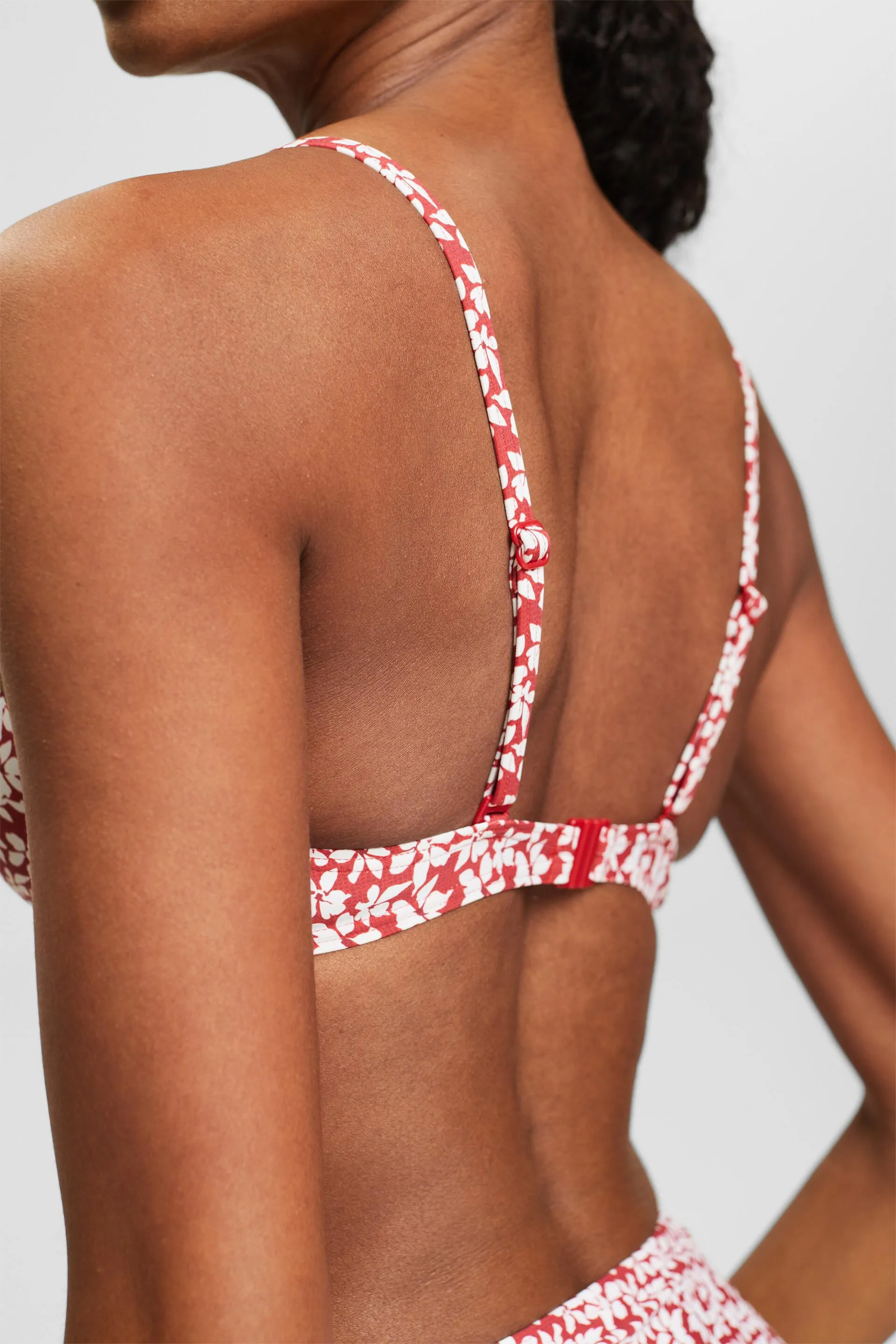 Reggiseno da bikini non imbottito con ferretto e stampa