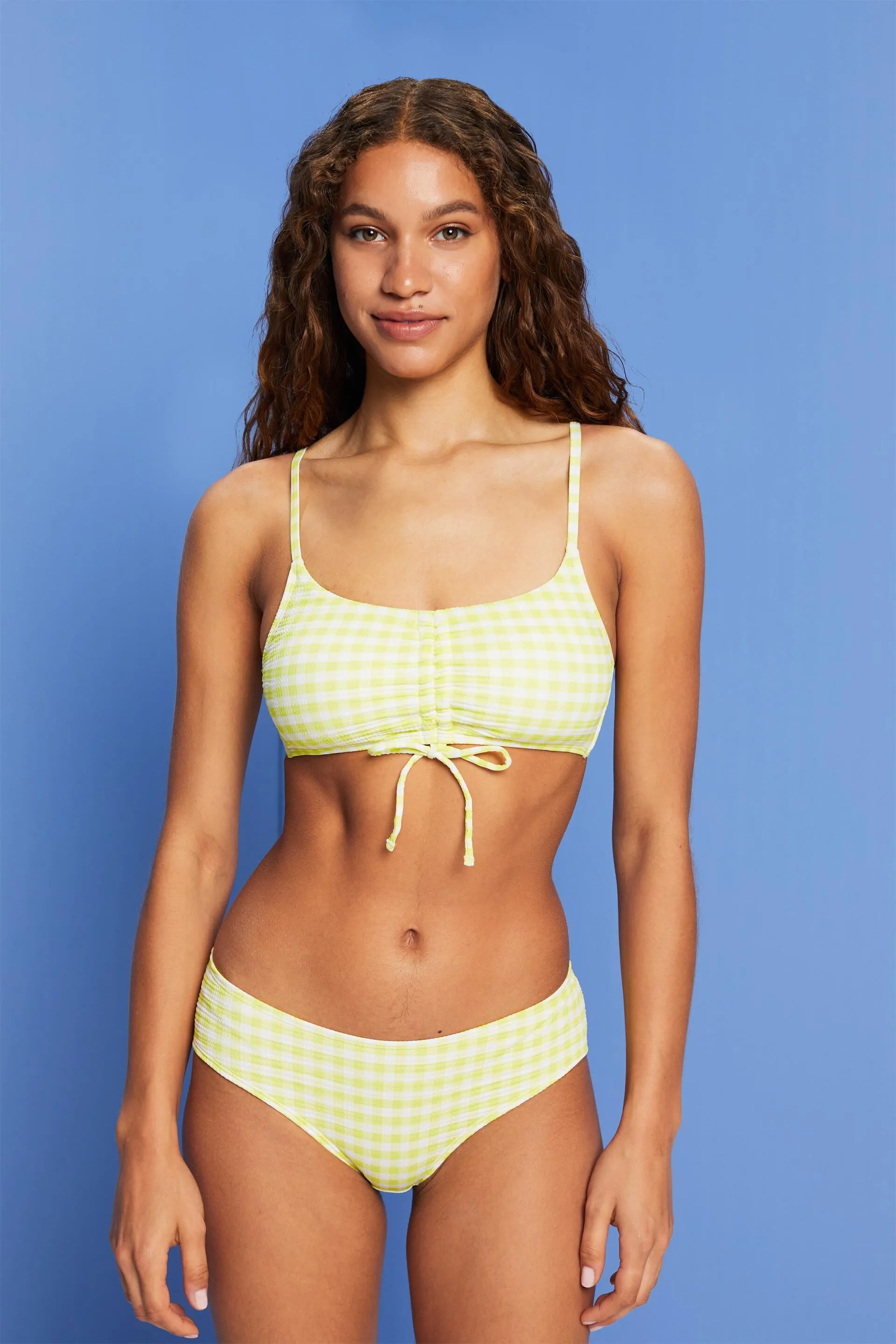 Riciclato: top bikini a fascia strutturato