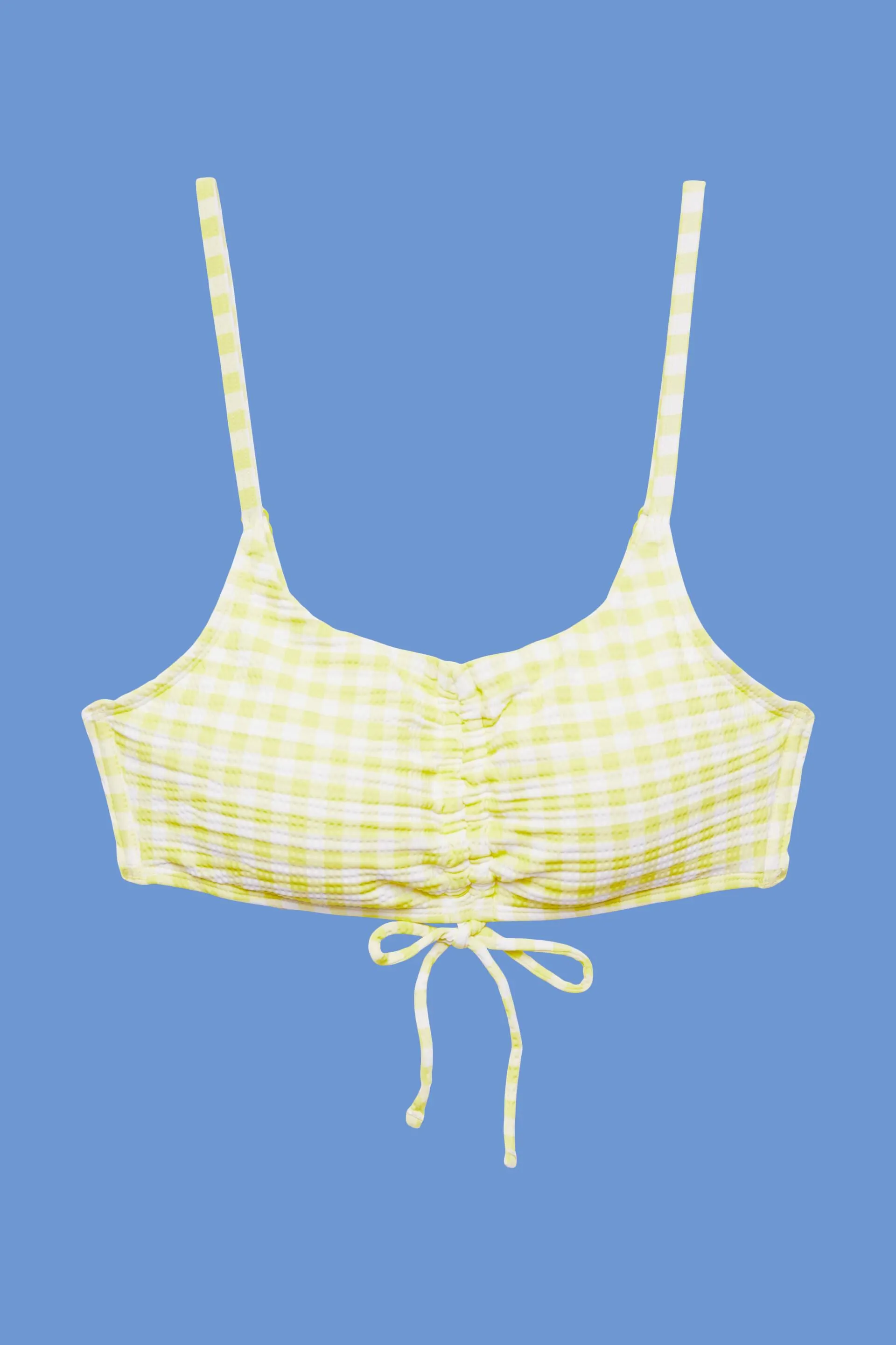 Riciclato: top bikini a fascia strutturato