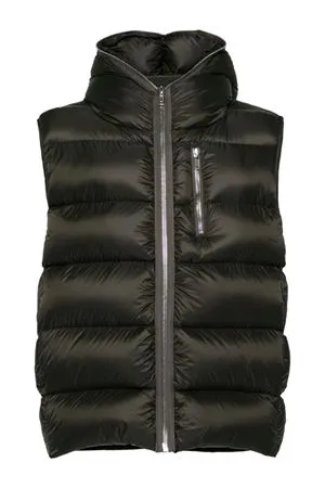 RICK OWENS Abbigliamento,Smanicati Gilet imbottito Sealed verde 
