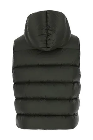 RICK OWENS Abbigliamento,Smanicati Gilet imbottito Sealed verde 