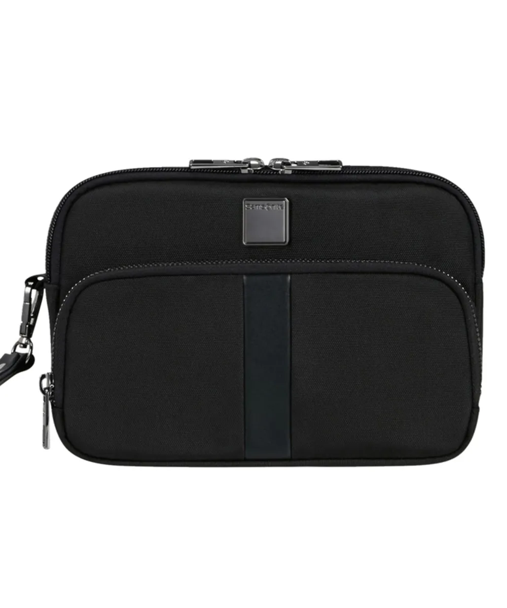 Samsonite Sacksquare travel clutch pochette a mano, nero black