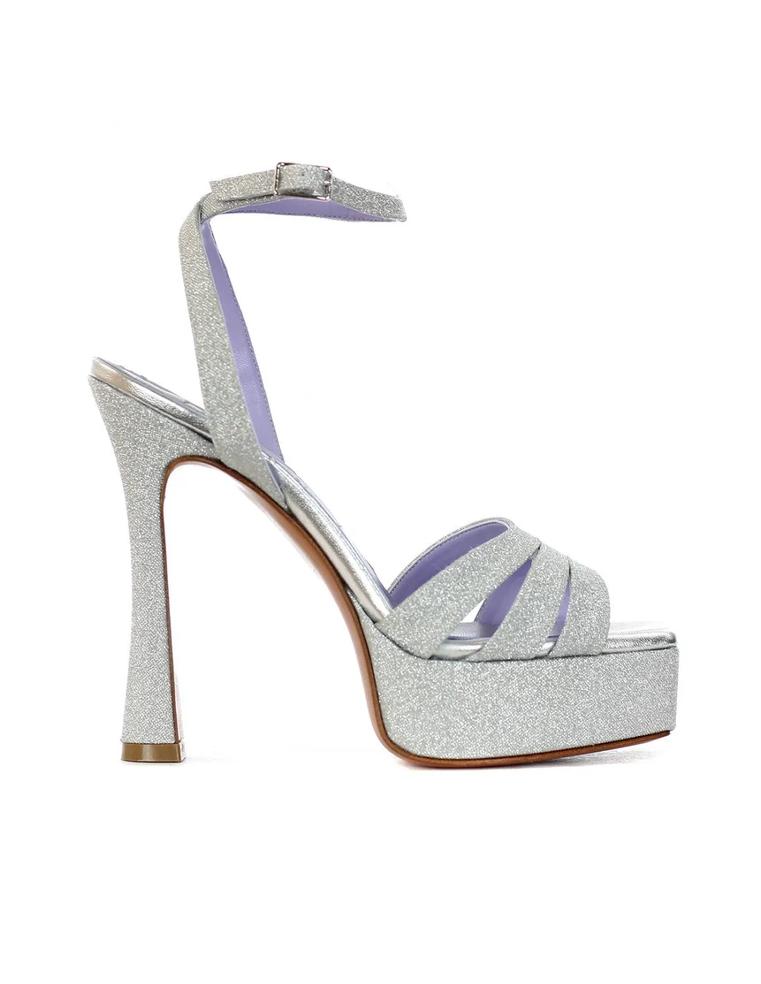 SANDALI MESH LUX ARGENTO
