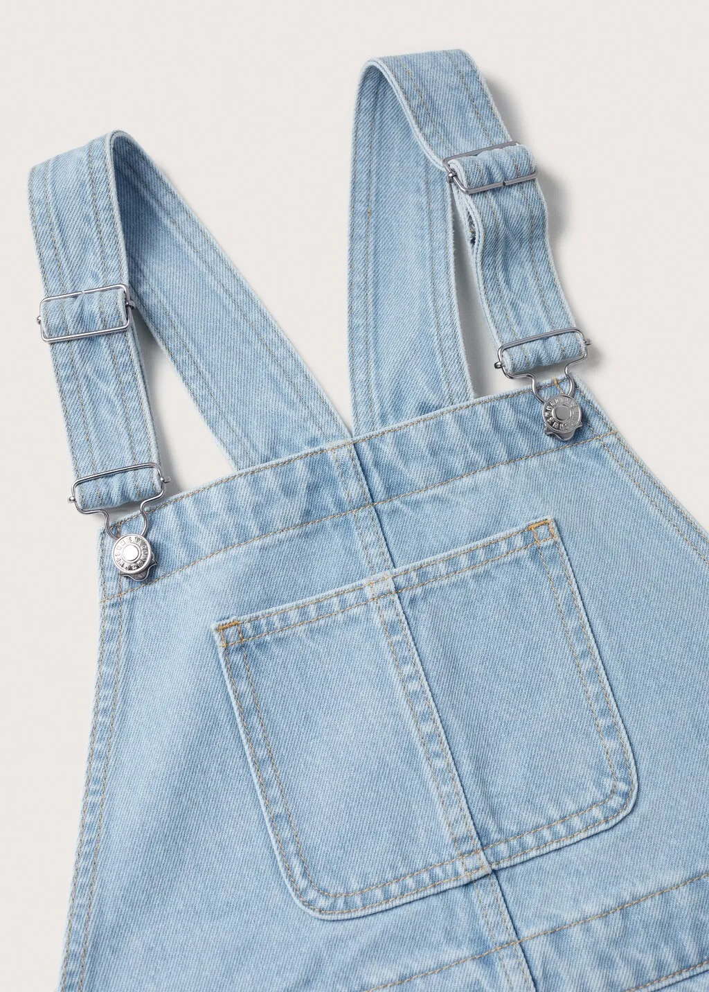 Scamiciato corto denim