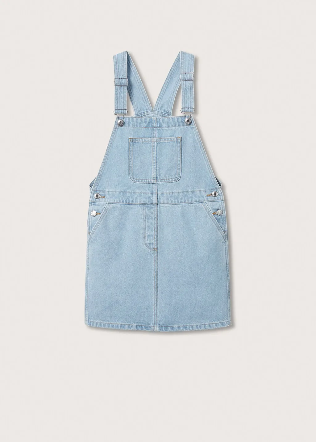 Scamiciato corto denim