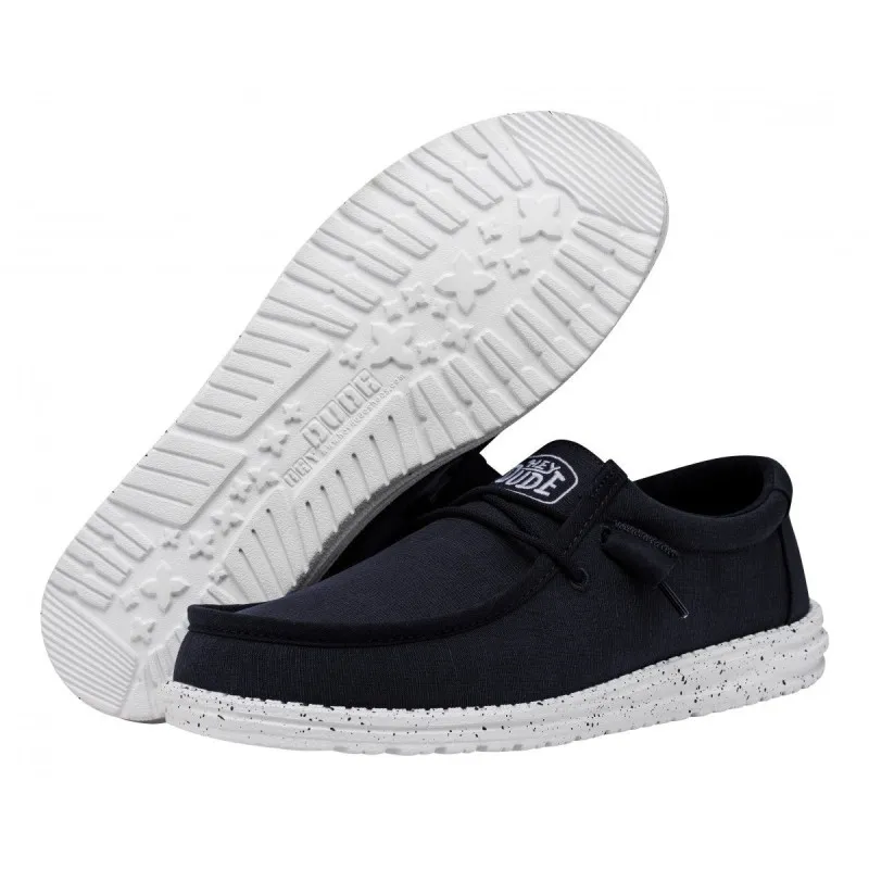SCARPE WALLY SLUB CANVAS DA UOMO HEY DUDE