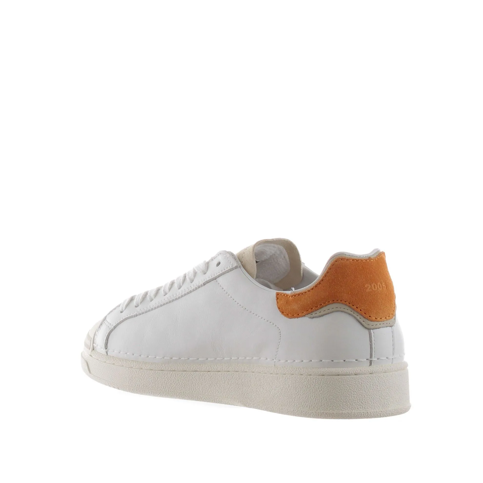 Sneaker base calf in pelle