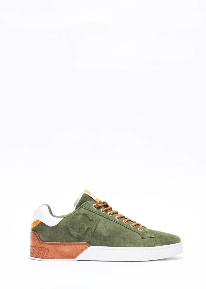 Sneaker in pelle scamosciata