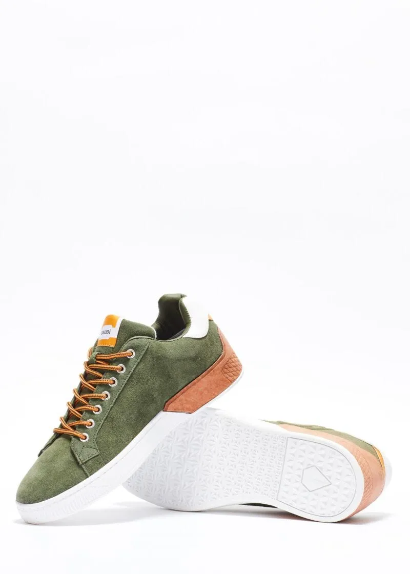 Sneaker in pelle scamosciata