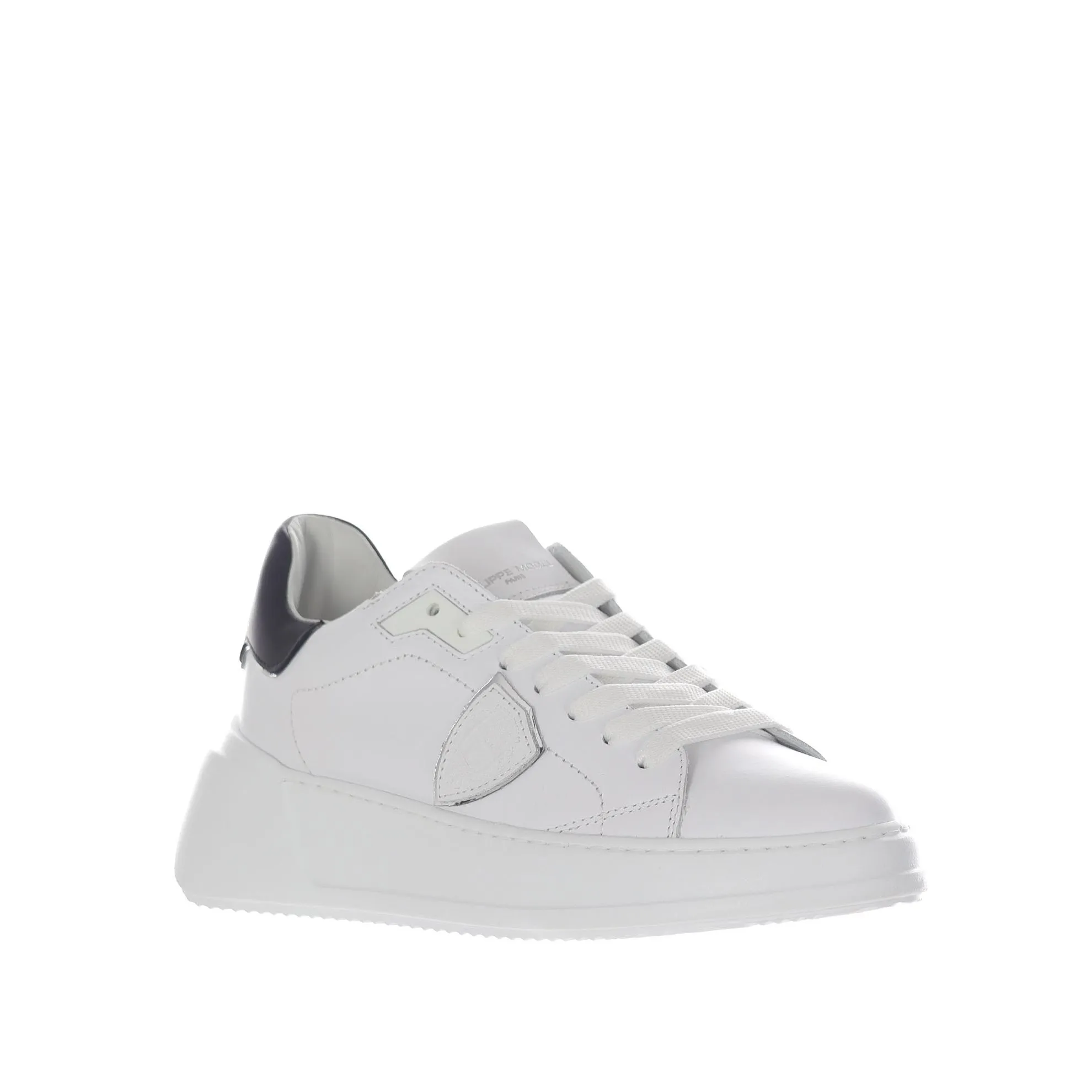 Sneaker tres temple in pelle