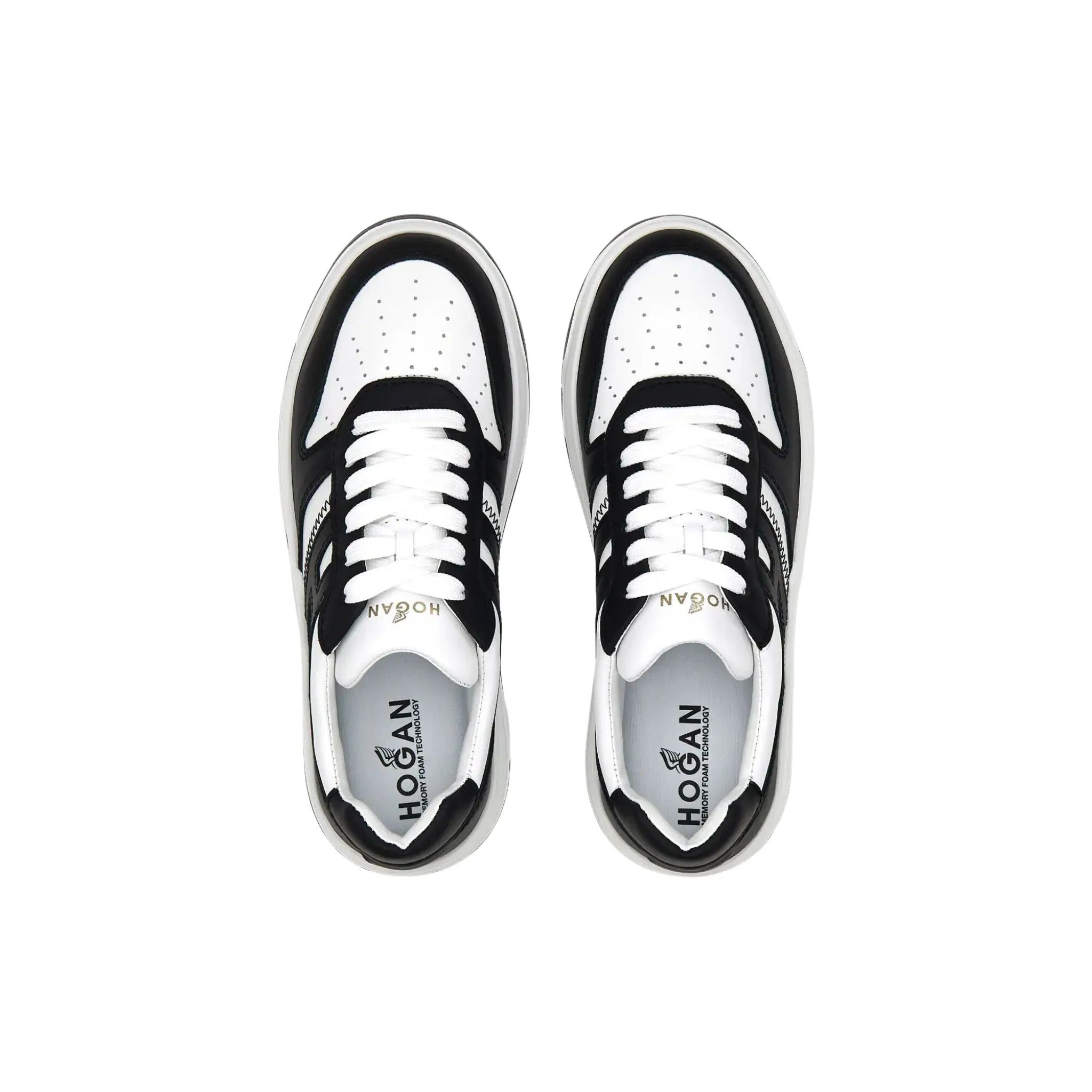 Sneakers Donna H630 Bianco Nero