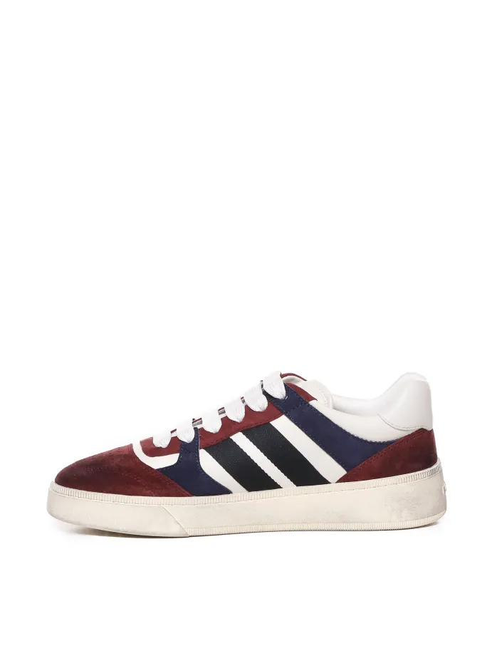 SNEAKERS IN PELLE E SUEDE