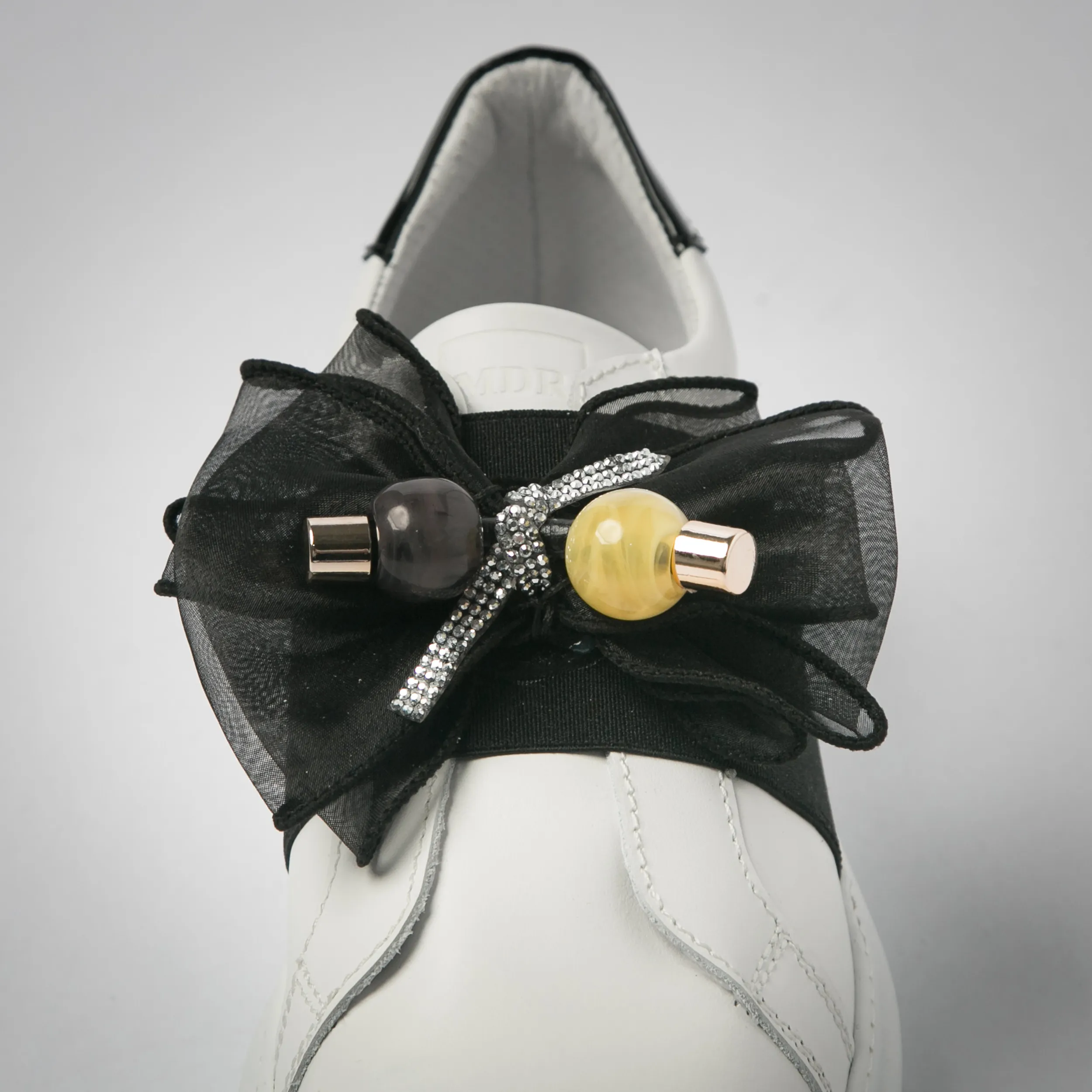 Sneakers MDR In Pelle con Dettaglio in Organza