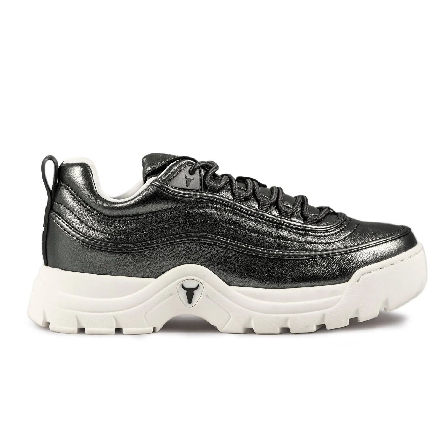Sneakers Windsor Smith Donna Heist in pelle metallizzata