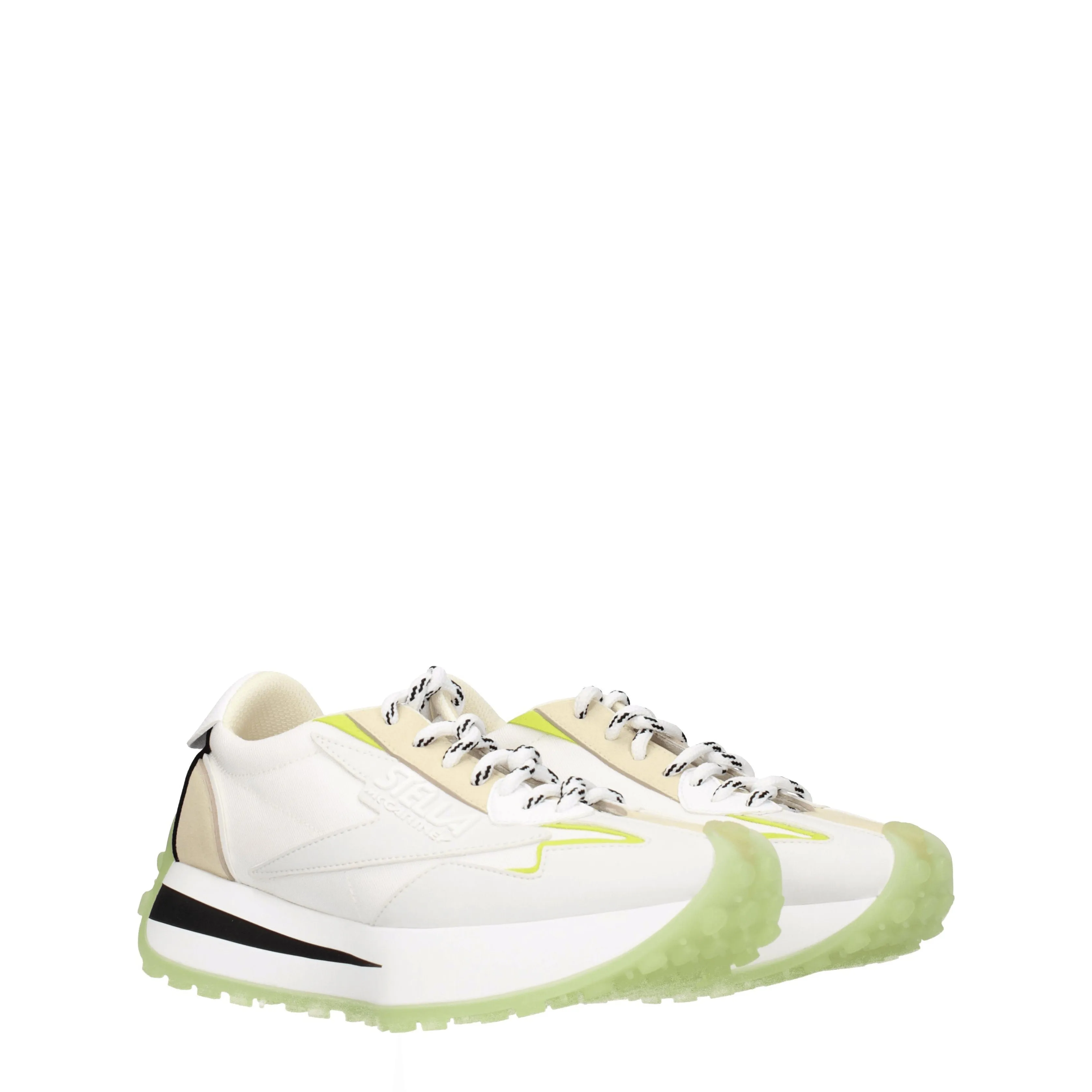 Stella McCartney Sneakers Donna Tessuto Bianco/Beige