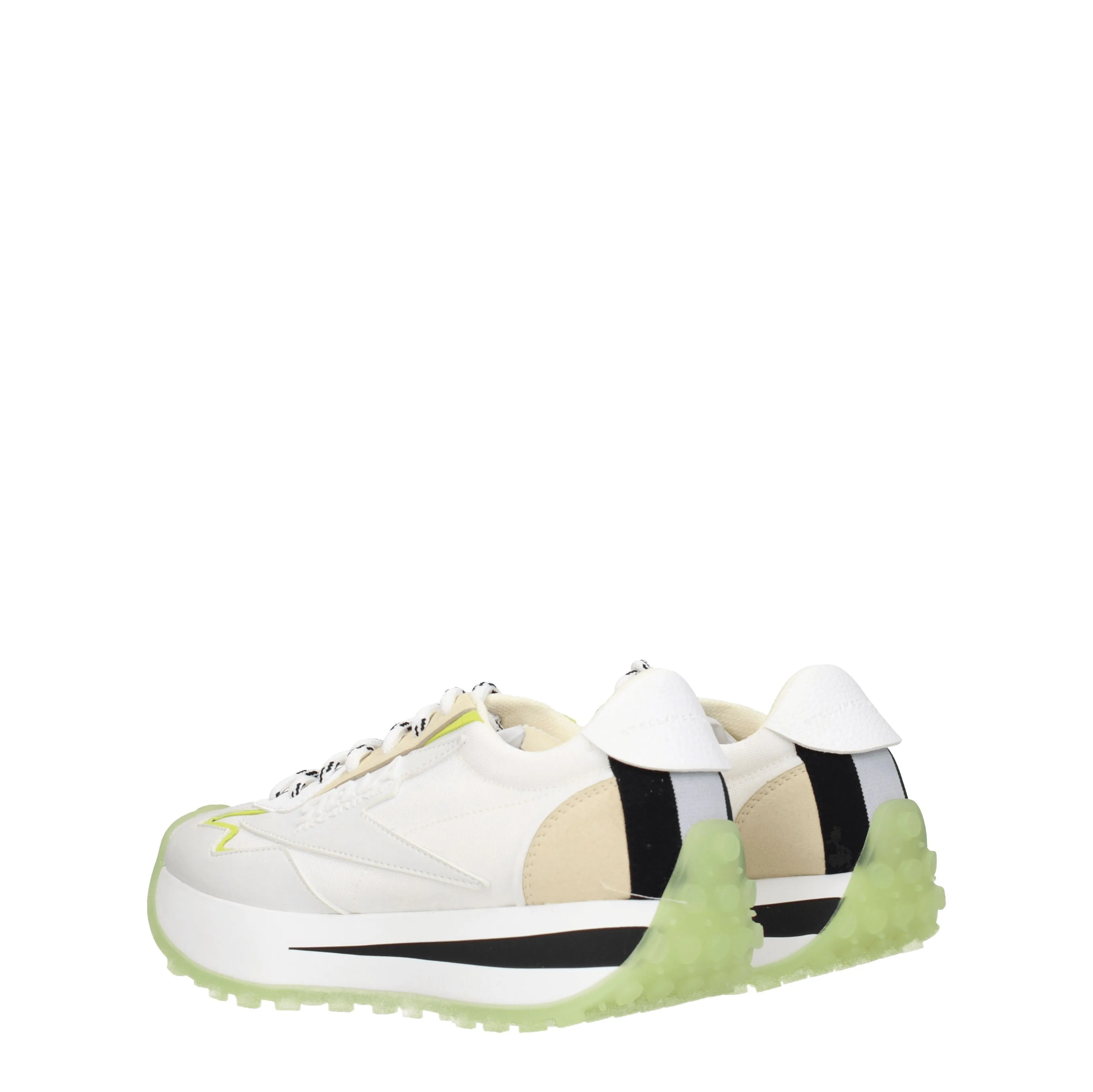 Stella McCartney Sneakers Donna Tessuto Bianco/Beige