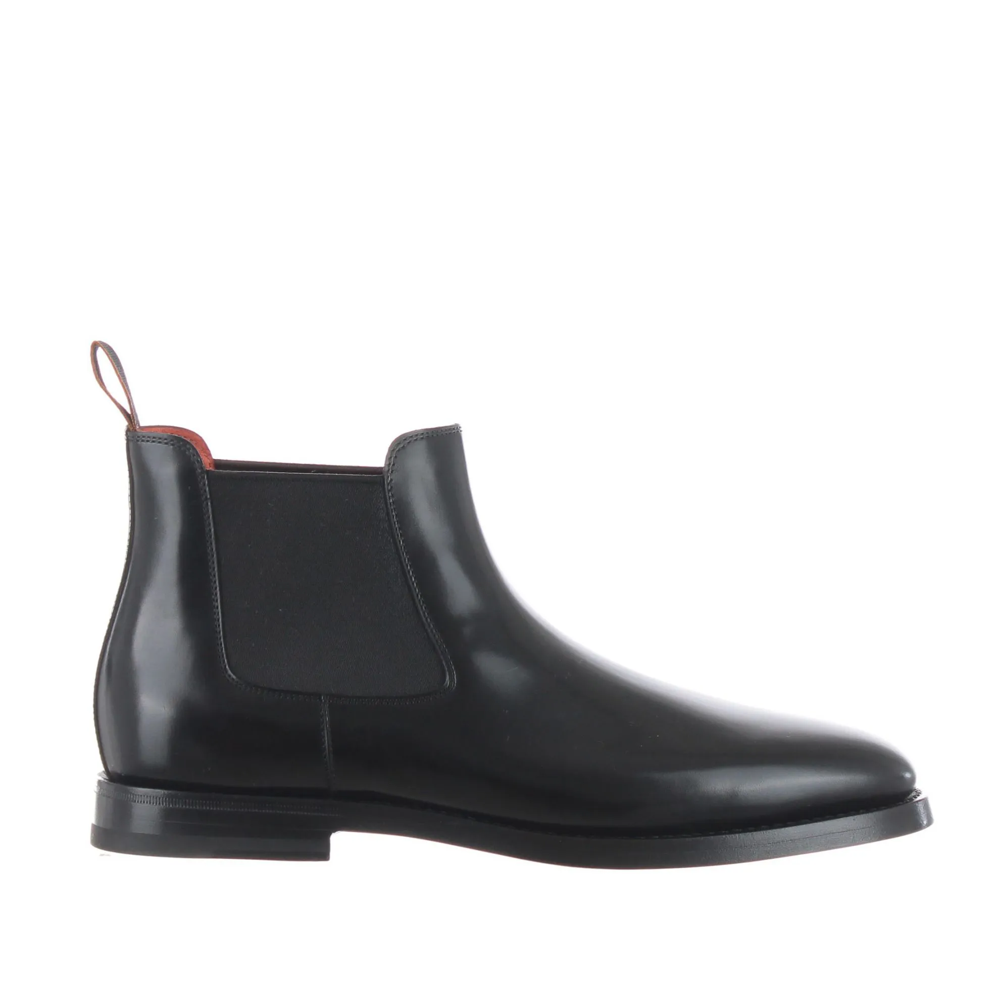 Stivaletto beatles  in pelle semilucida