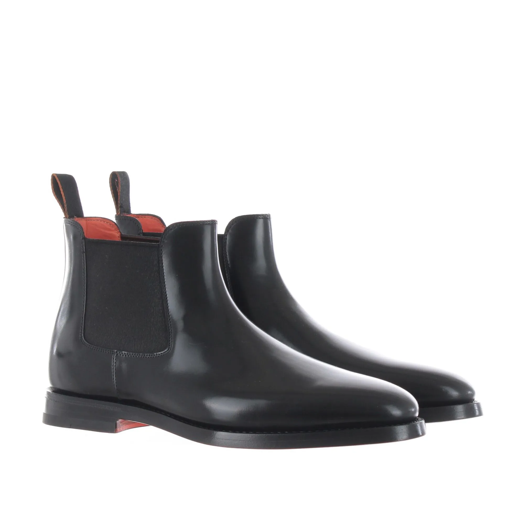 Stivaletto beatles  in pelle semilucida