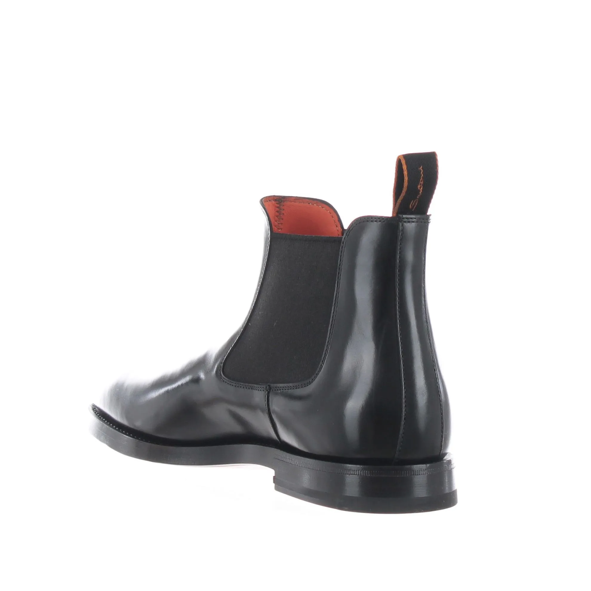 Stivaletto beatles  in pelle semilucida