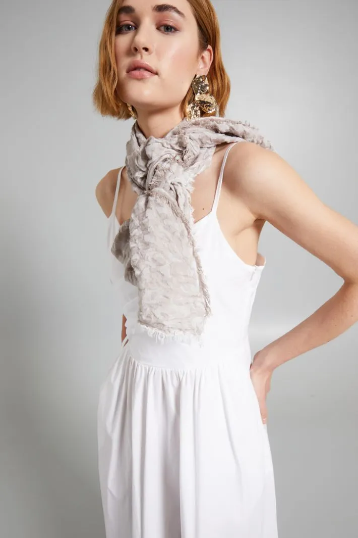 Stola in garza jacquard