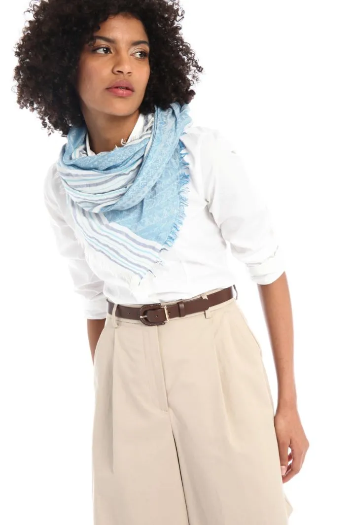 Stola in jacquard di viscosa