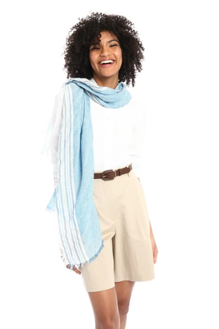 Stola in jacquard di viscosa