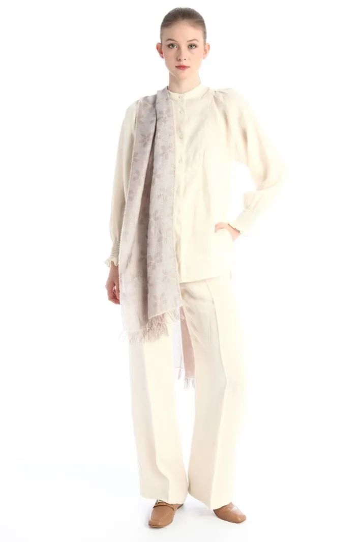 Stola in viscosa jacquard