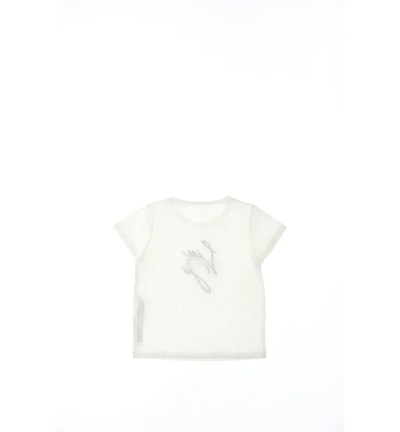 T-shirt con glitter