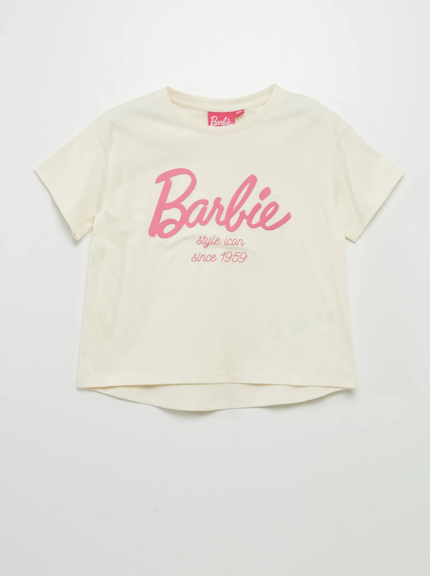 T-shirt larga 'Barbie' - BIANCO