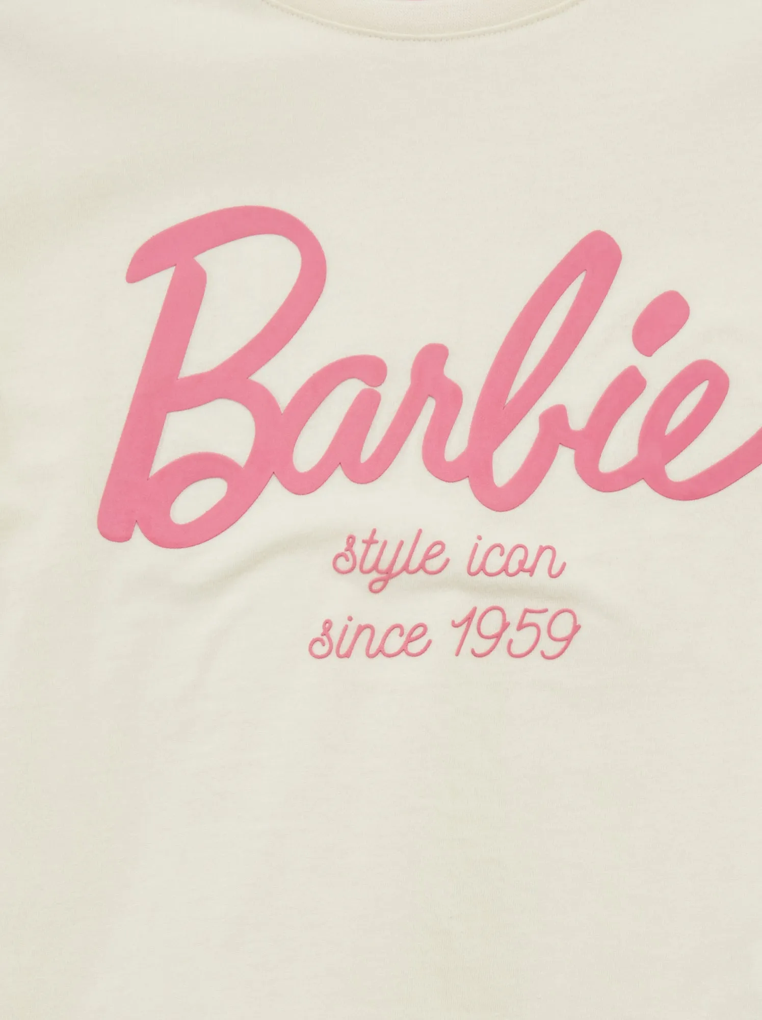 T-shirt larga 'Barbie' - BIANCO