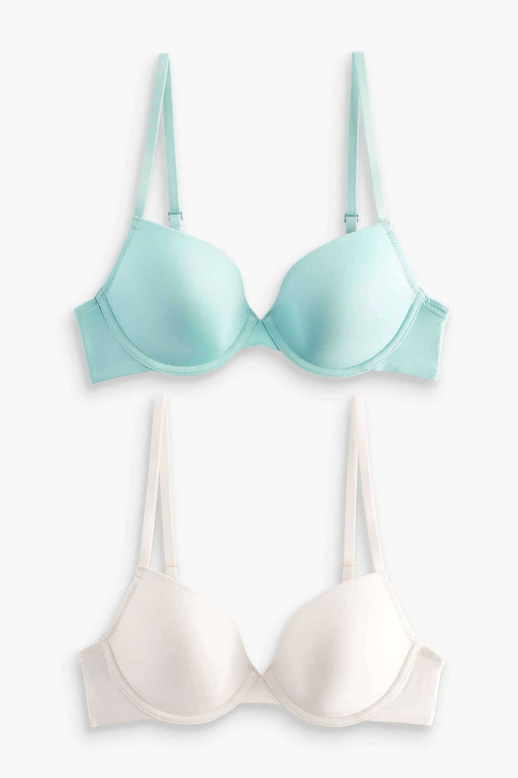 T-shirt leggermente imbottita con scollo profondo modellante Reggiseni 2 Confezione
