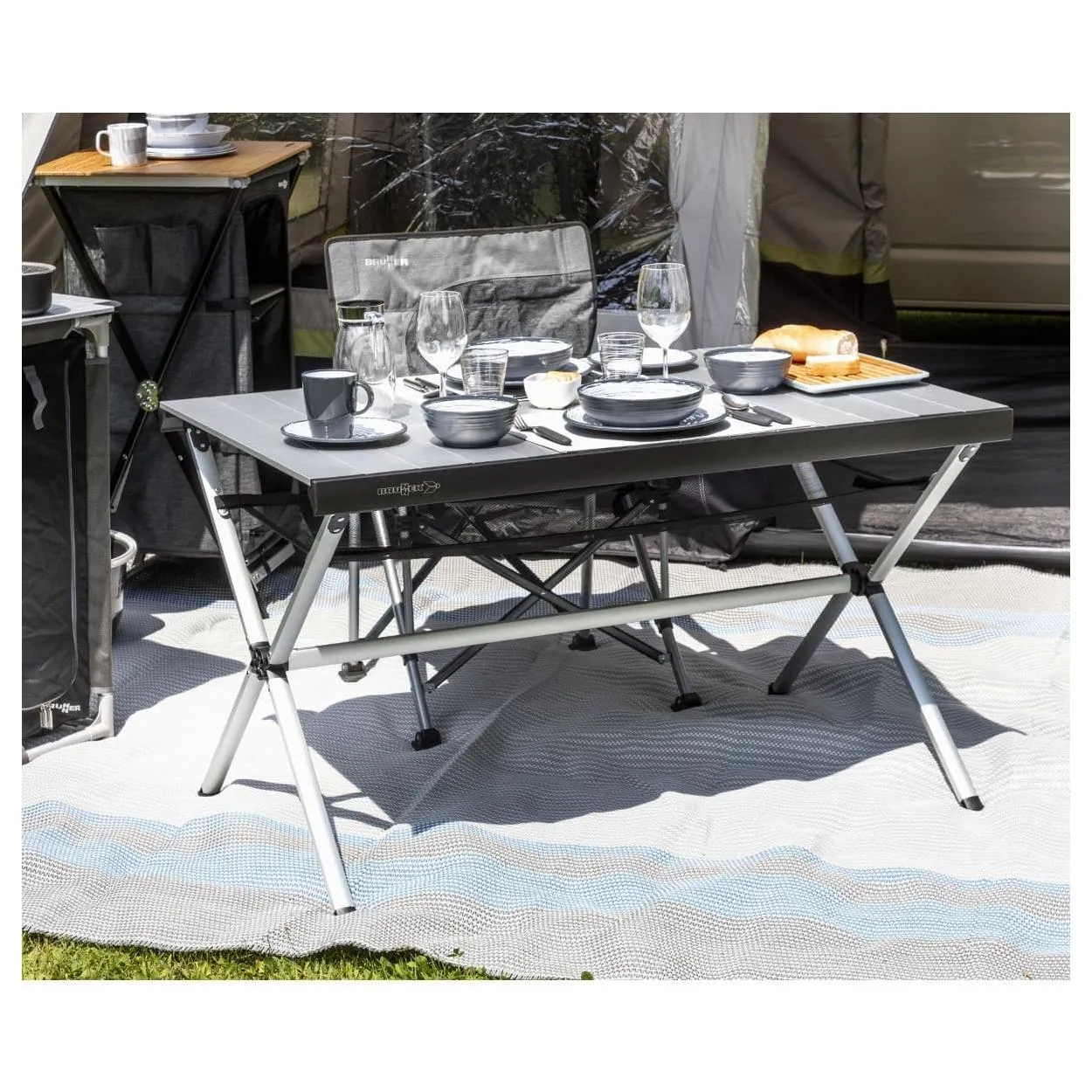 Tavolo da Campeggio ACCELERATE 4 Brunner 120 x 80 x 71 cm