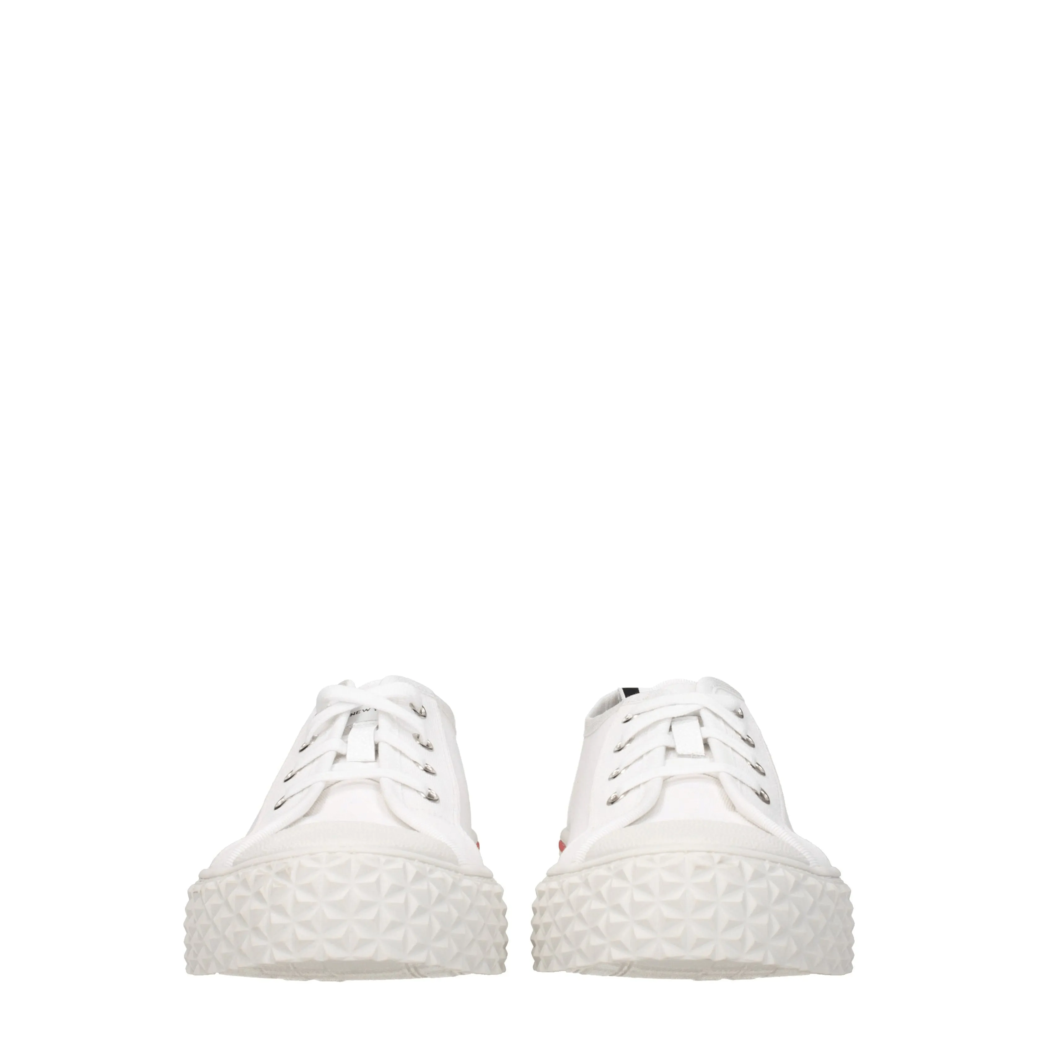 Thom Browne Sneakers Uomo Tessuto Bianco