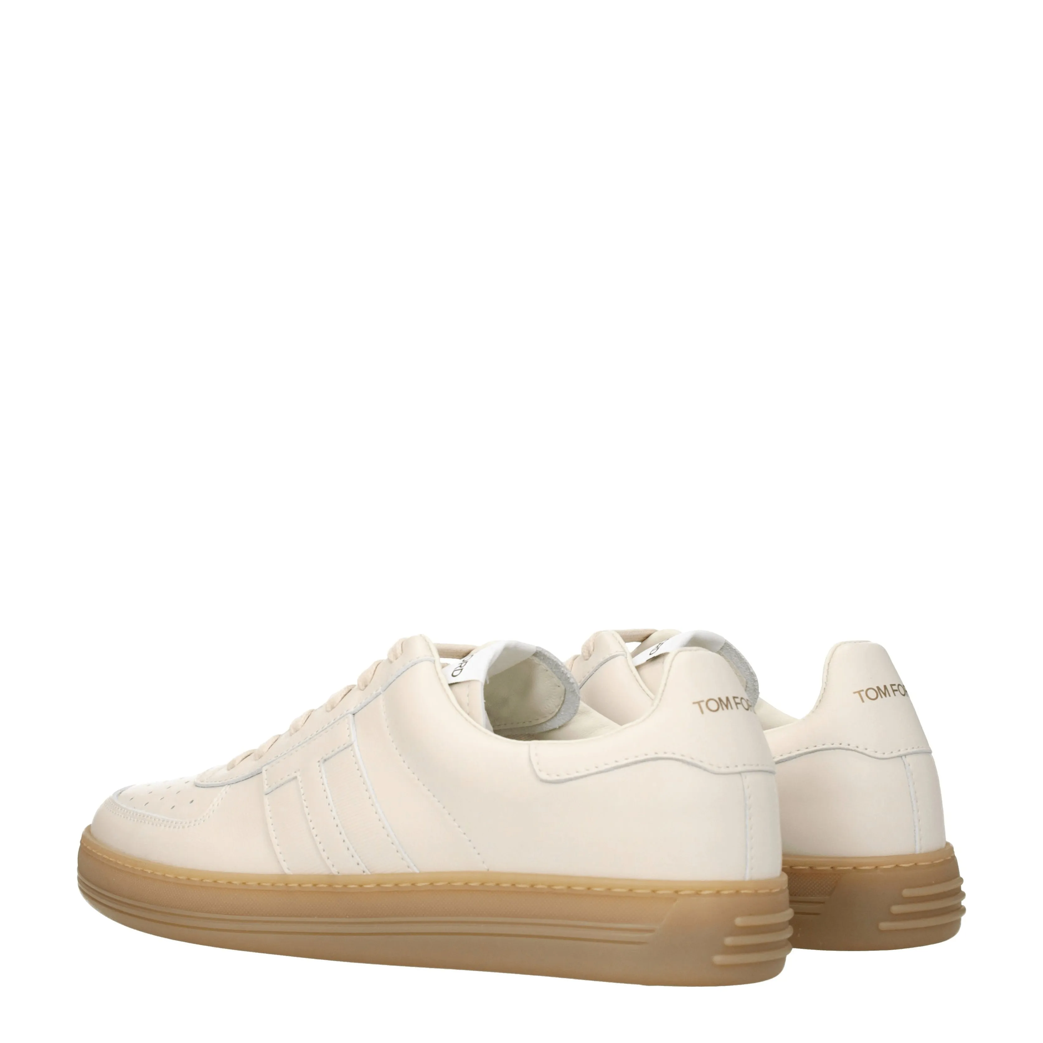 Tom Ford Sneakers Uomo Pelle Beige