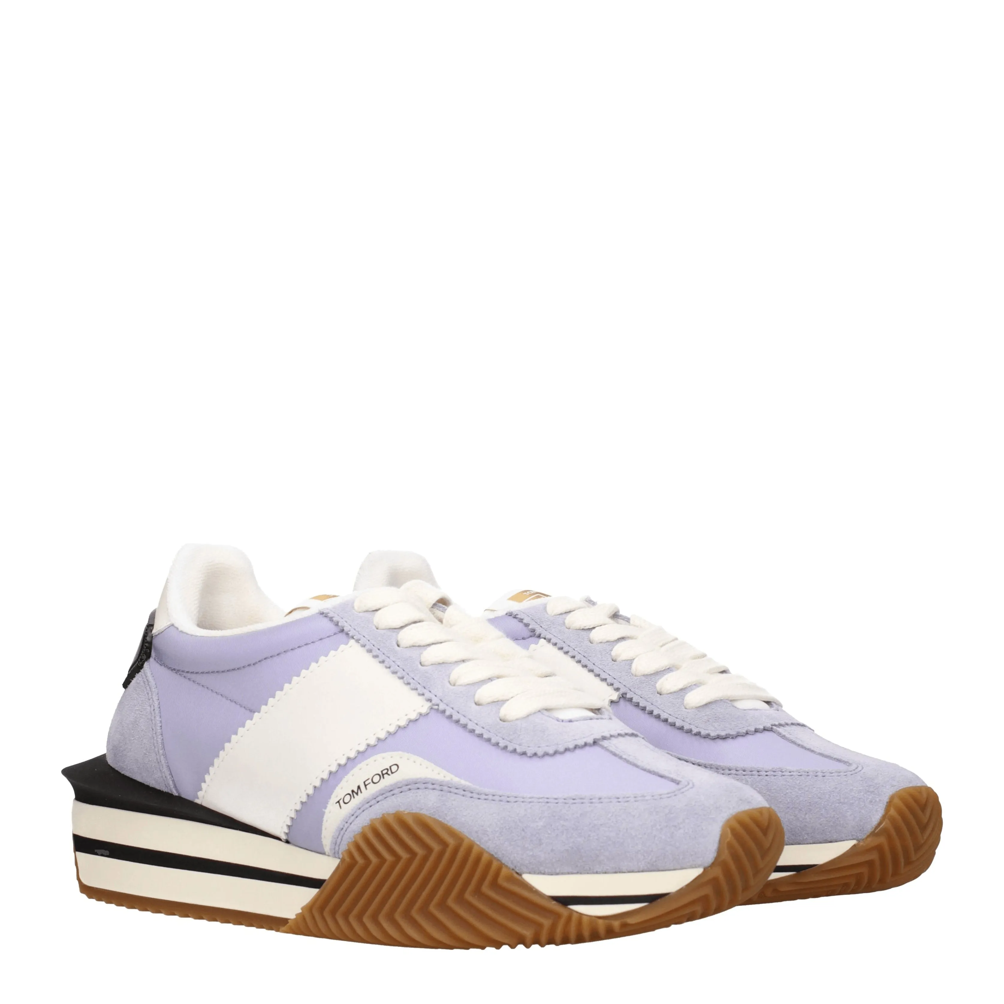 Tom Ford Sneakers Uomo Tessuto Viola/Lavanda