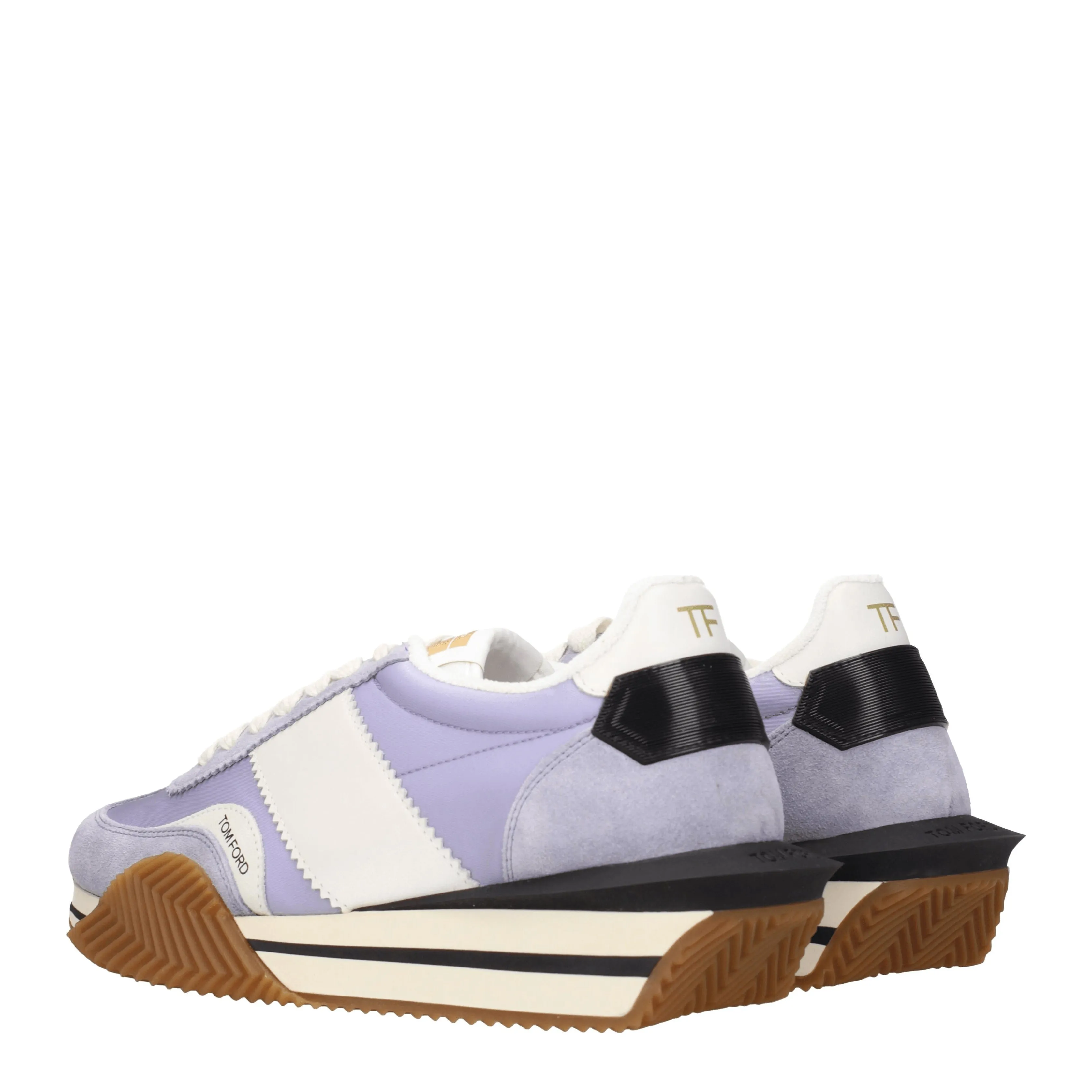 Tom Ford Sneakers Uomo Tessuto Viola/Lavanda