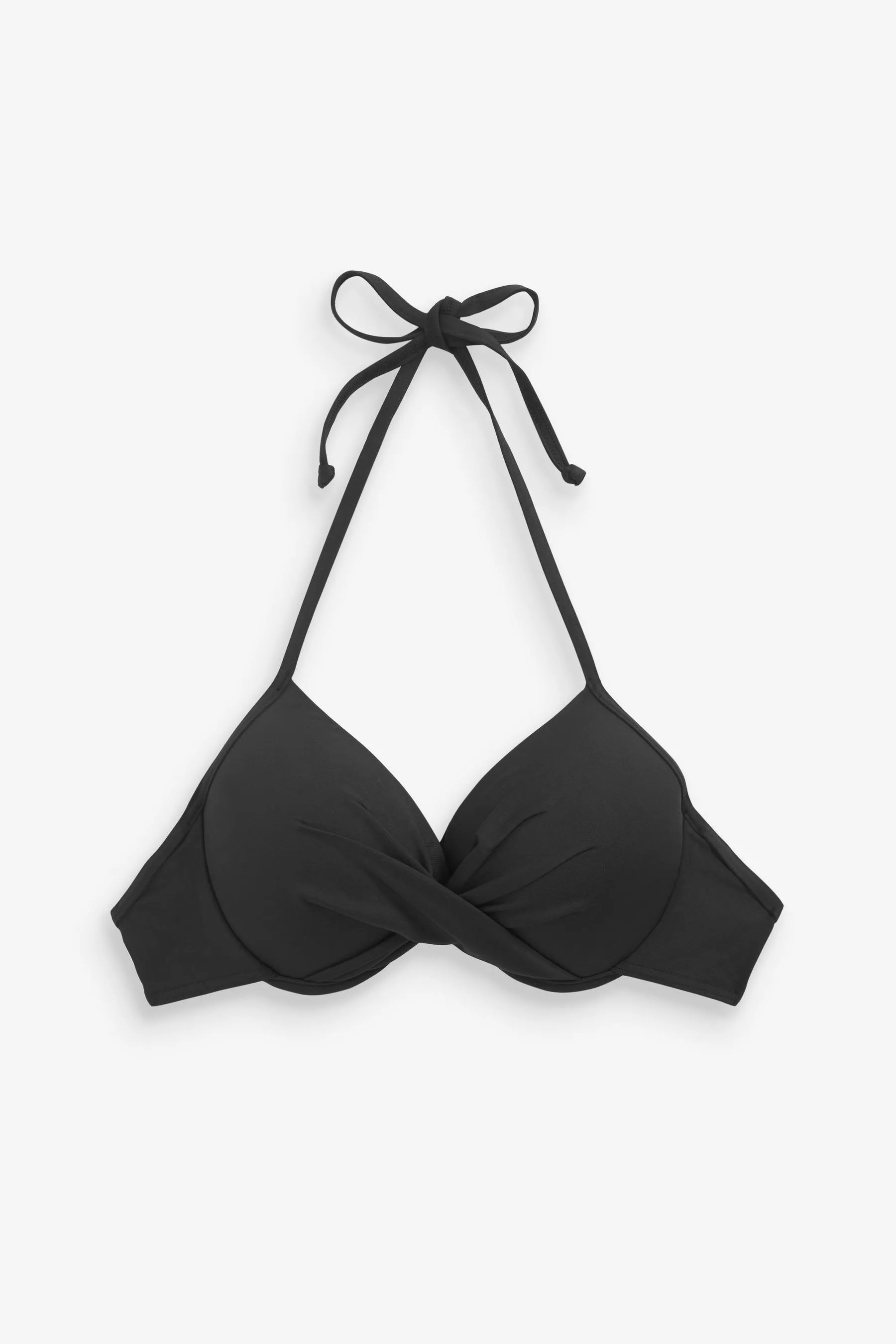 Top bikini imbottito con ferretto e scollo profondo