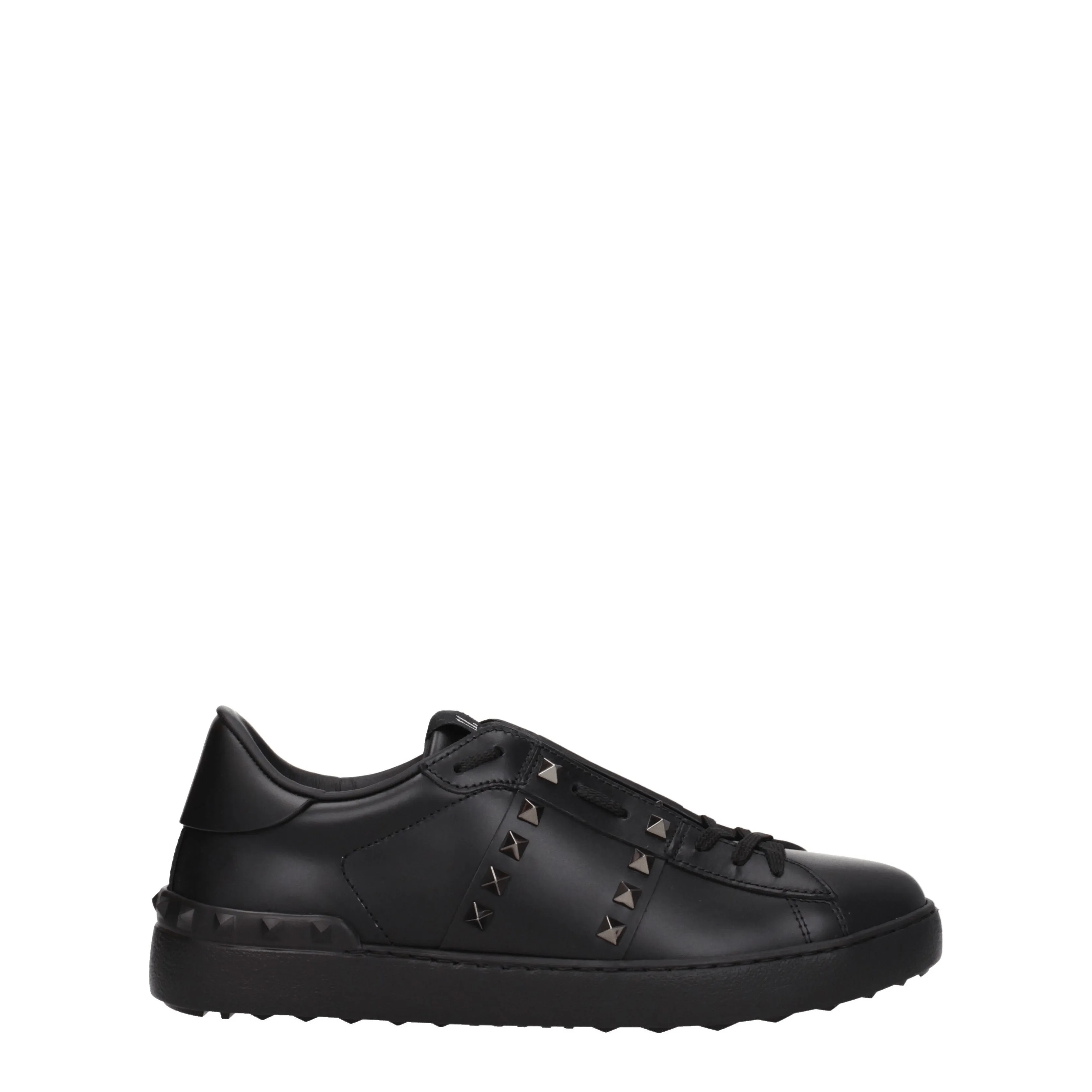 Valentino Garavani Sneakers Rockstud Uomo Pelle Nero