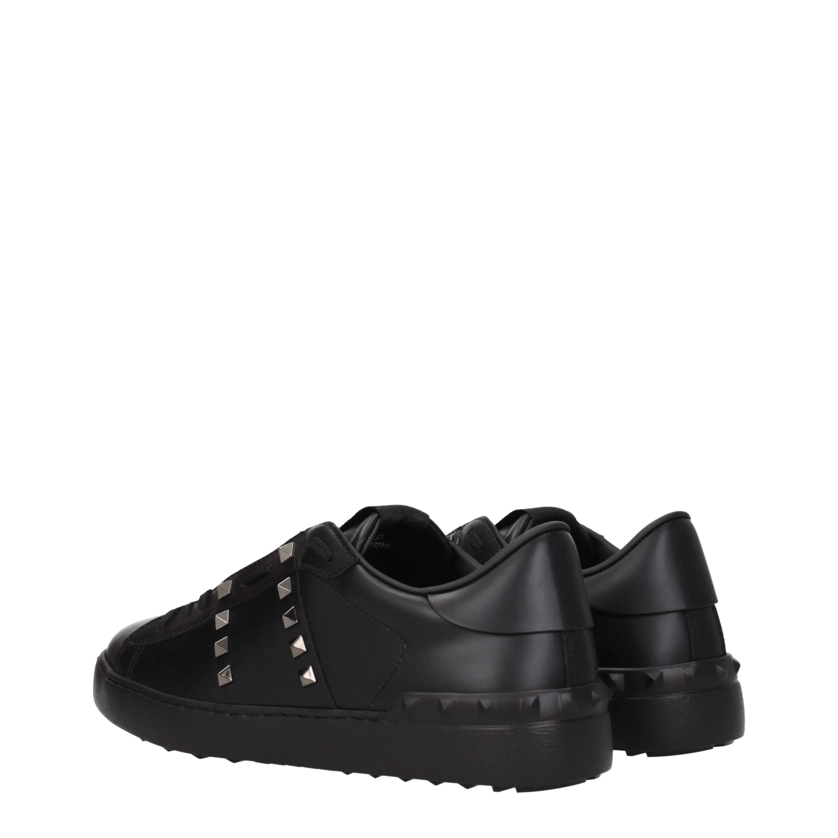 Valentino Garavani Sneakers Rockstud Uomo Pelle Nero