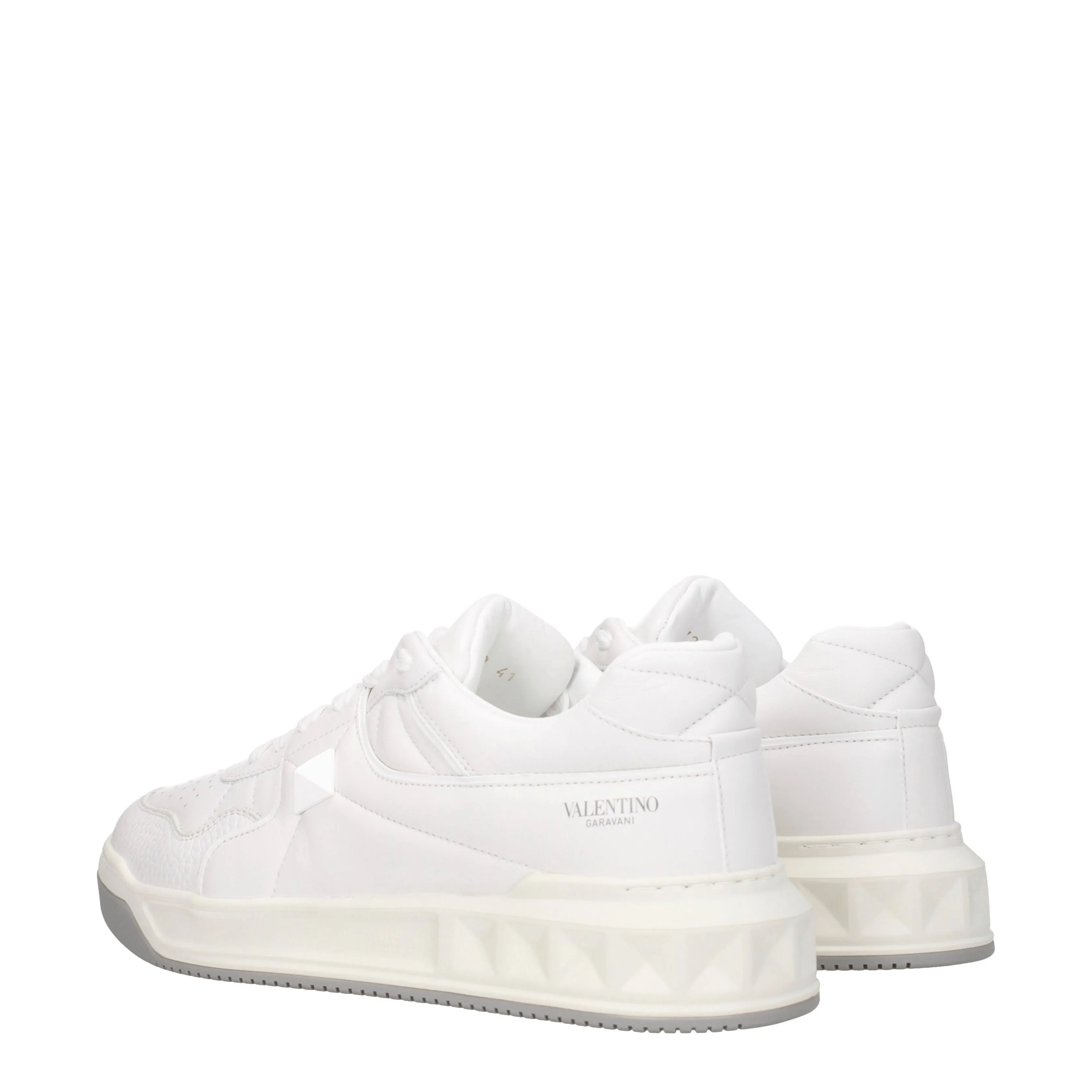 Valentino Garavani Sneakers Uomo Pelle Bianco/Bianco Ottico