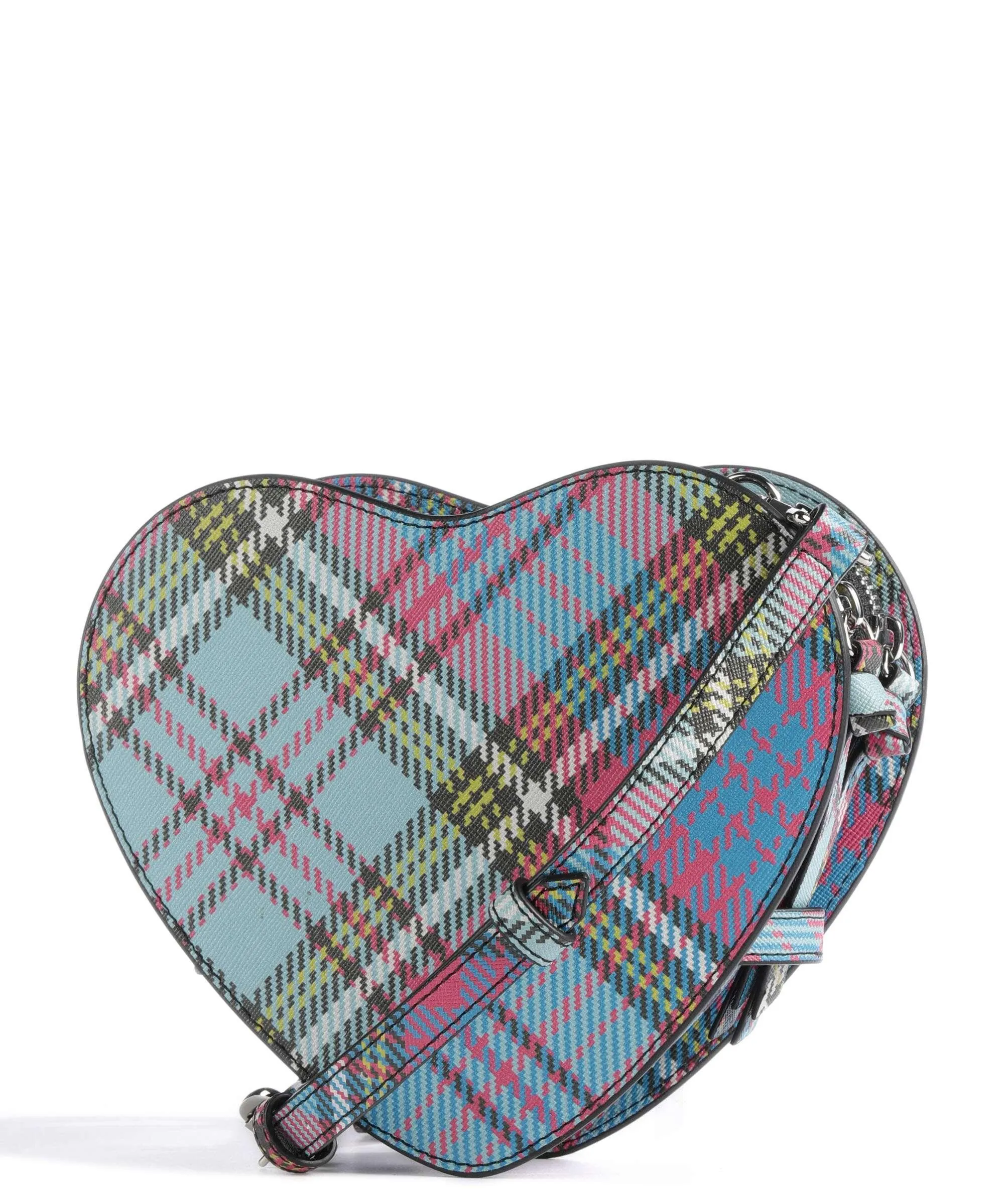  Vivienne Westwood Louise Saffiano Biogreen Heart Borsa a tracolla pelle sintetica multicolore  