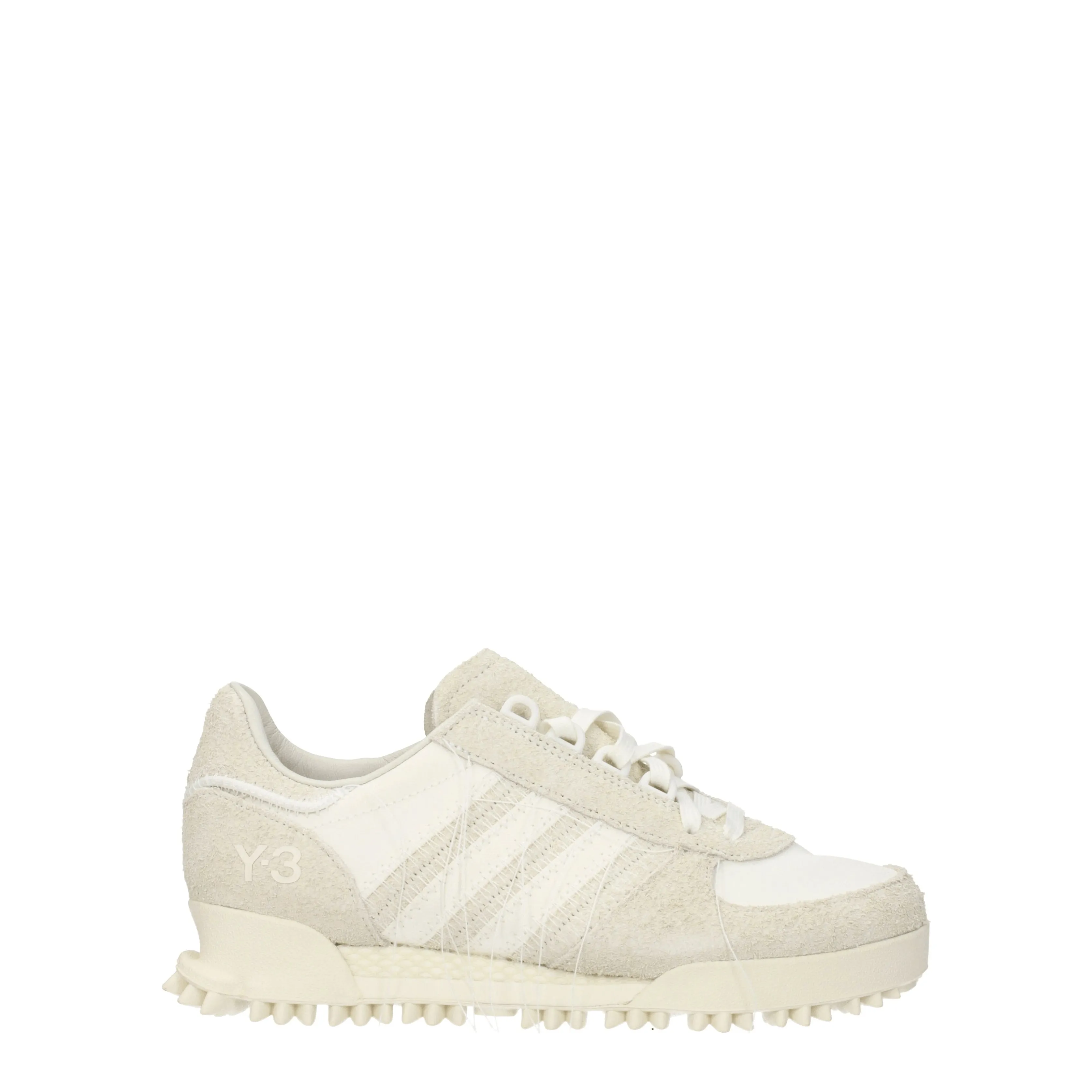 Y3 Yamamoto Sneakers Adidas marathon Uomo Camoscio Grigio/Bianco