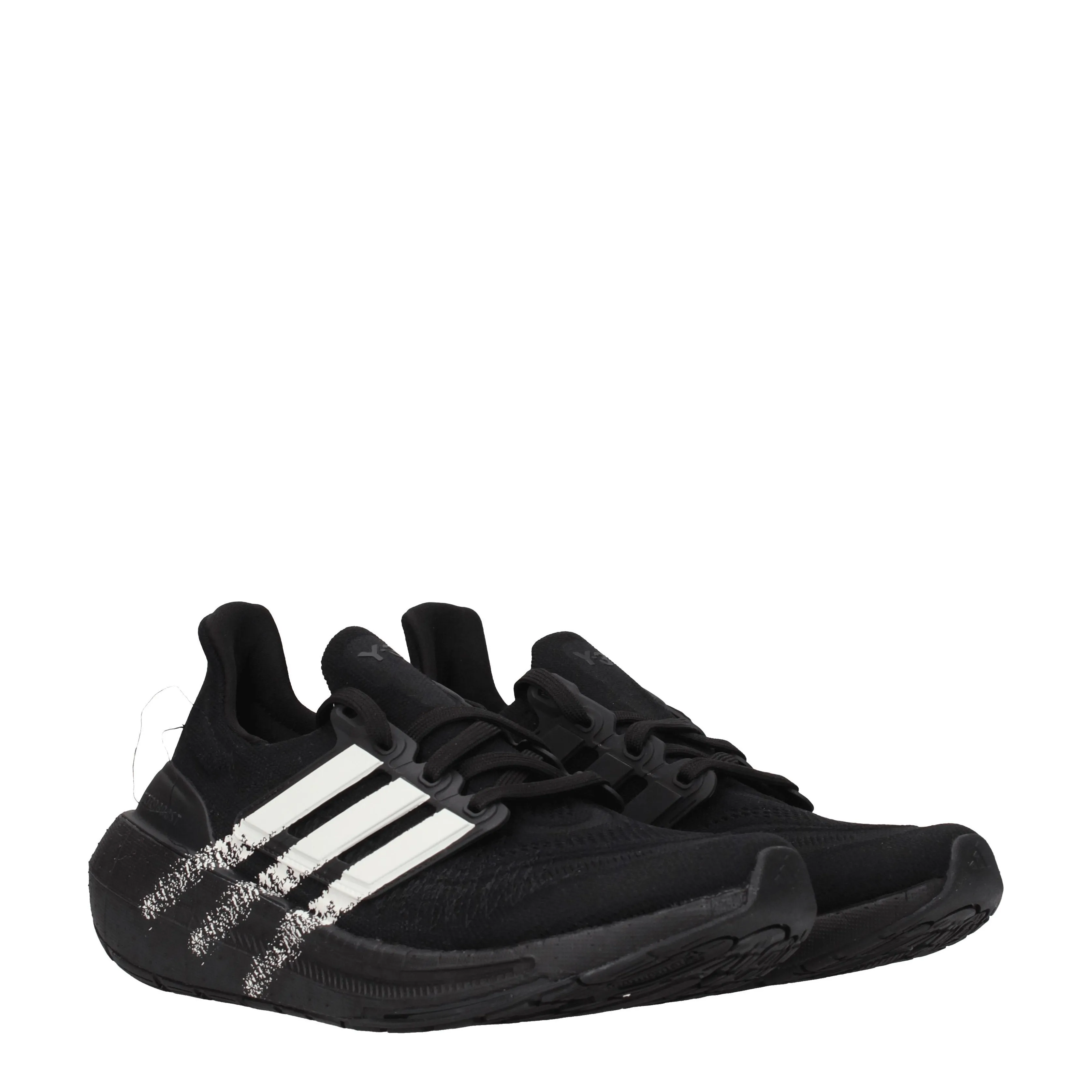 Y3 Yamamoto Sneakers Adidas Uomo Tessuto Nero/Bianco