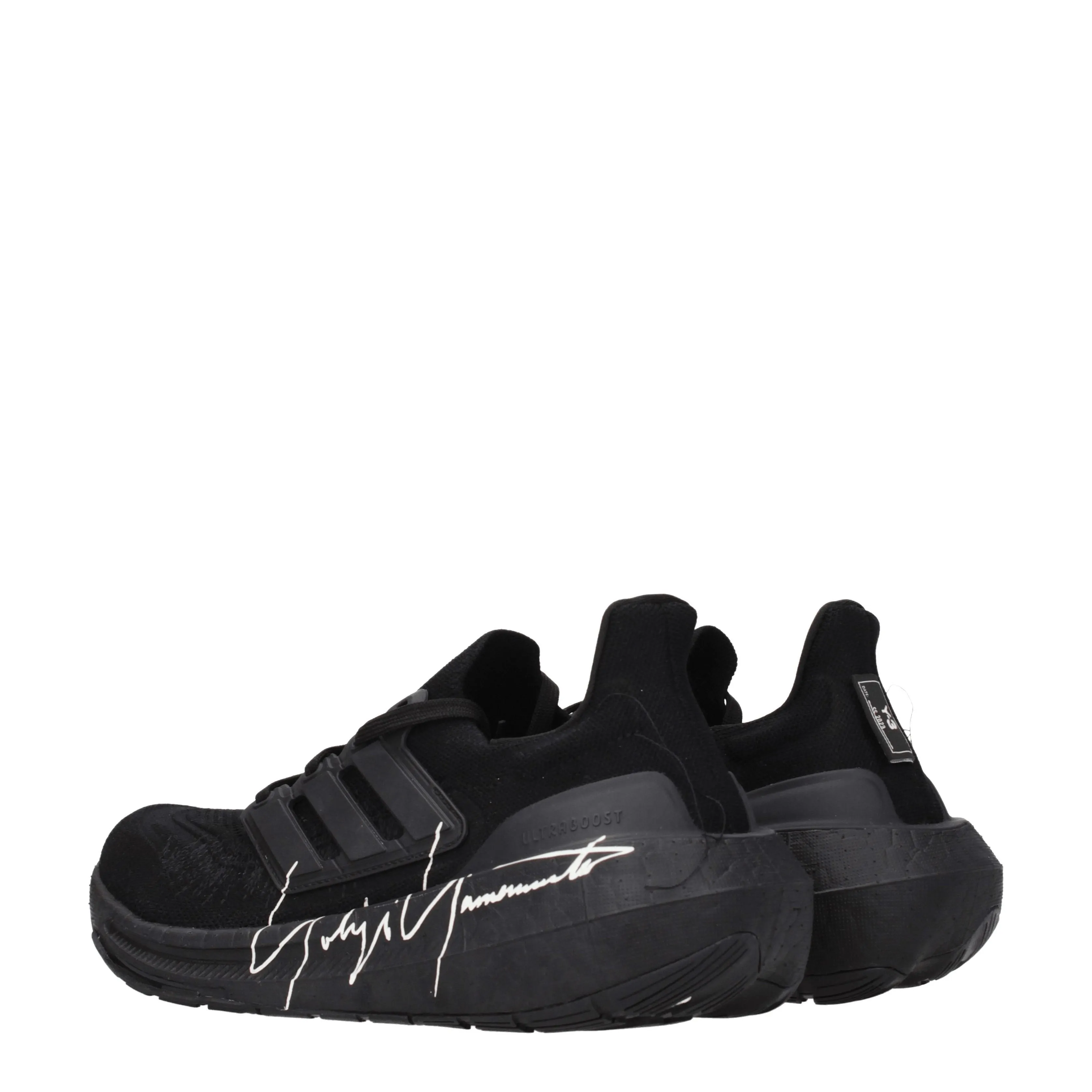 Y3 Yamamoto Sneakers Adidas Uomo Tessuto Nero/Bianco