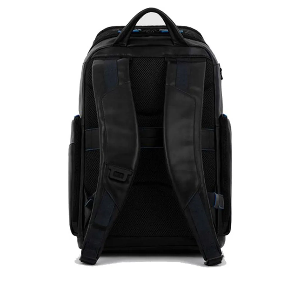 Zaino PIQUADRO Porta Pc 14 e IPad  In Pelle Nera Linea B2V - CA5941B2V