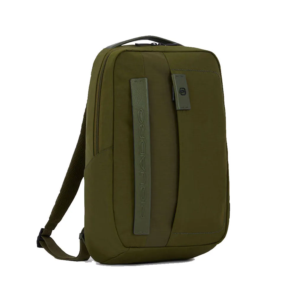Zaino PIQUADRO porta Pc 14 in Tessuto Colore Verde Linea P16S2 - CA6232P16S2